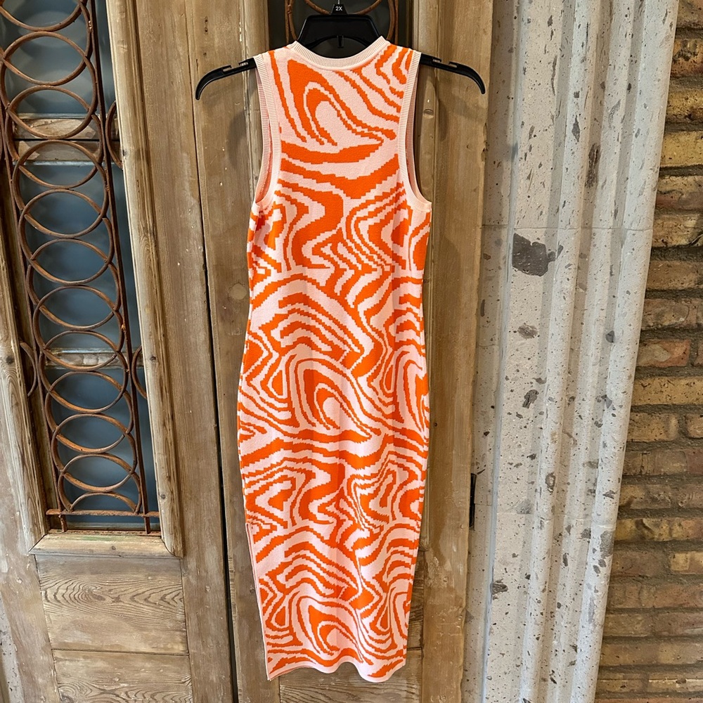 Size medium knit, body con dress by Millie